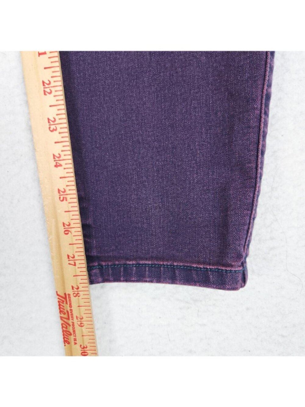 Torrid Jeans Womens 16 Purple Pink Mid Rise Skinny Stretch Casual Denim - Picture 6 of 12